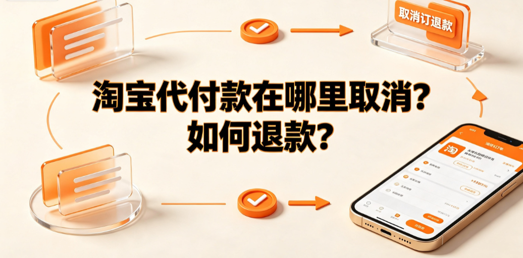 淘宝代付款在哪里取消?如何退款?完整操作与资金流向指南