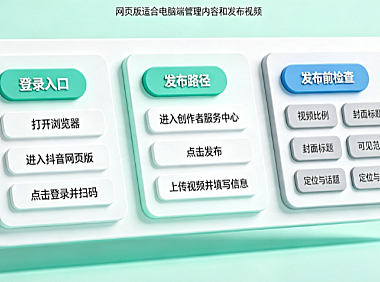 抖音网页登录入口在哪?网页版怎么发布作品?