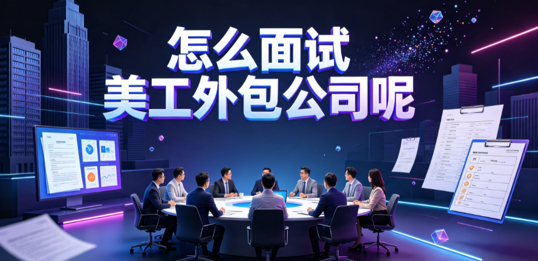怎么面试美工外包公司呢？全维度评估与避坑SOP