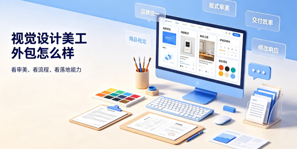 视觉设计美工外包怎么样？