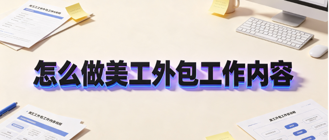 怎么做美工外包工作内容?电商设计服务流程与SOP全解析