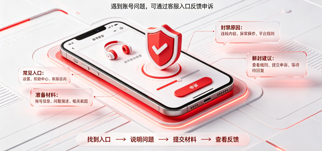 小红书有人工客服吗？小红书帐号封禁如何解封？