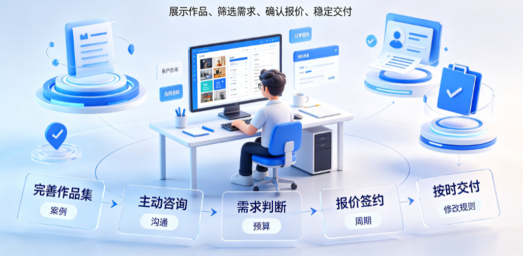 美工外包接活怎么接？