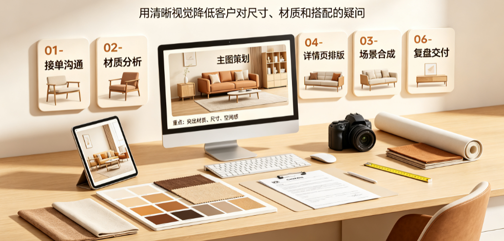 家具美工外包怎么样做好？
