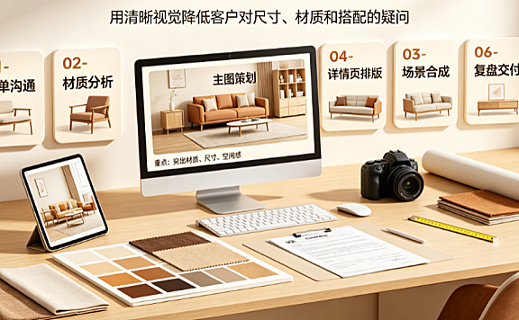 家具美工外包怎么样做好？场景化视觉SOP与转化指南
