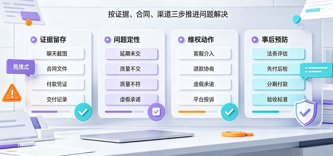 美工外包被骗怎么处理好?