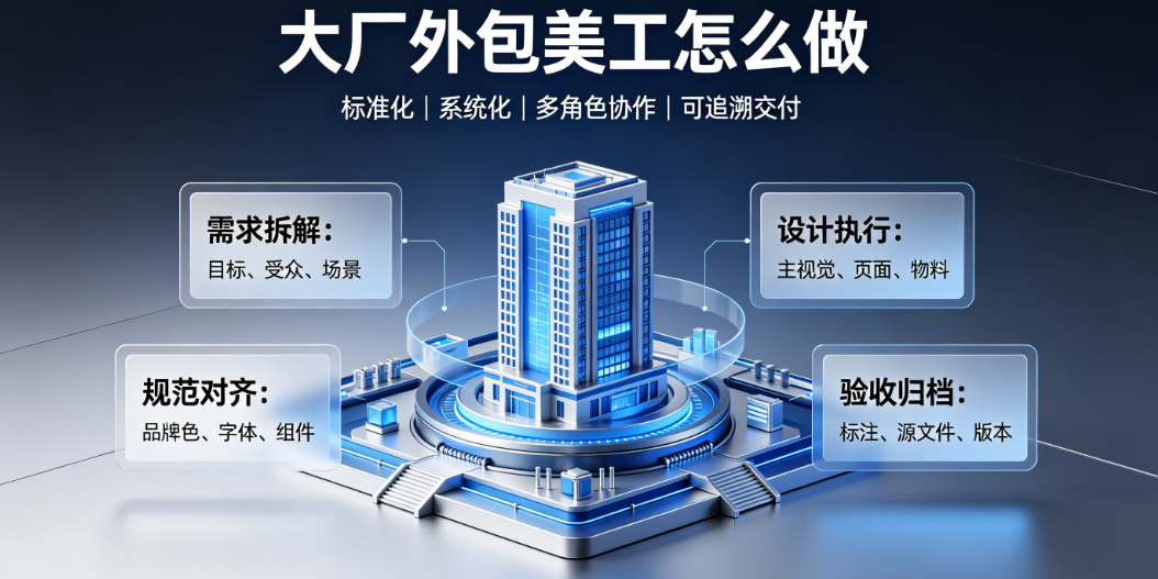 大厂外包美工怎么样做的？