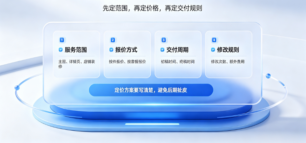 美工外包定价方案怎么写？