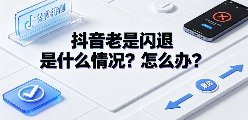 抖音老是闪退是什么情况?怎么办?完整排查与修复指南
