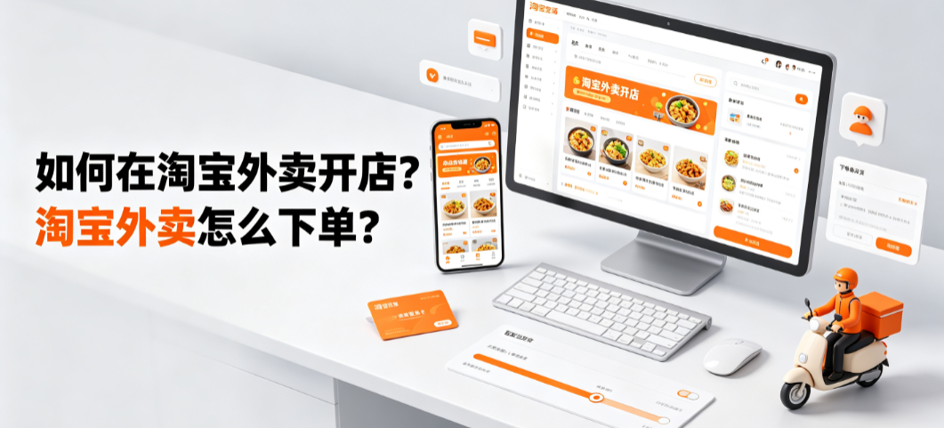 如何在淘宝外卖开店?淘宝外卖怎么下单?