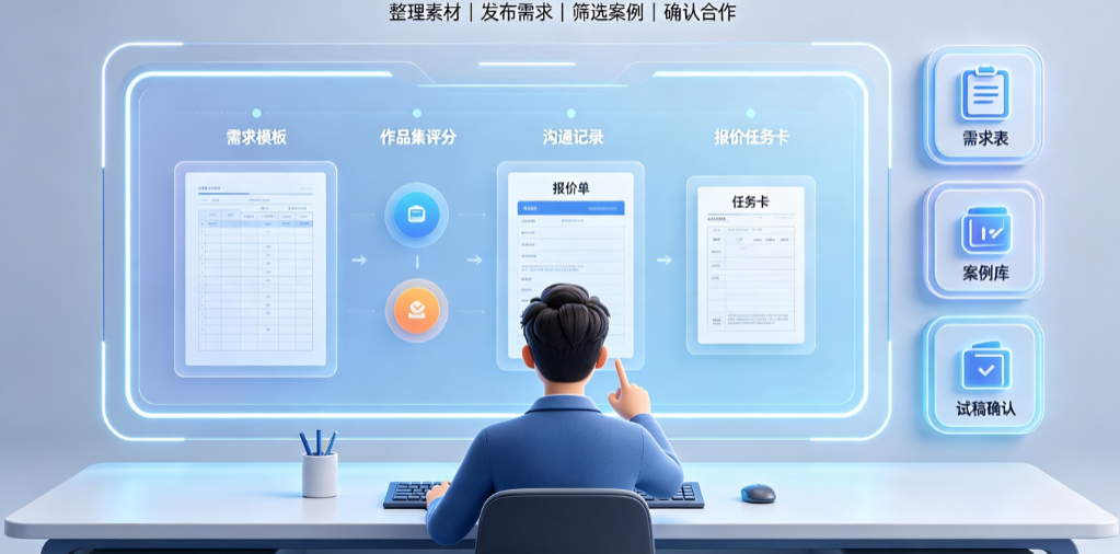 美工小白怎么找外包人员?