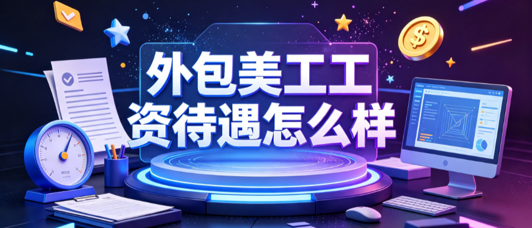 外包美工工资待遇怎么样？电商视觉从业者的收入拆解与进阶指南