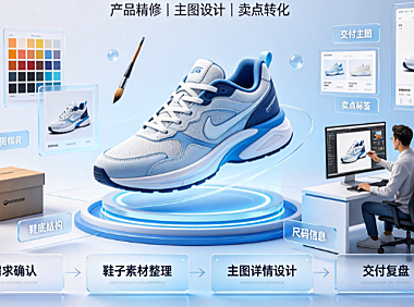 淘宝鞋子美工外包怎么做：高转化视觉策略与标准化交付指南