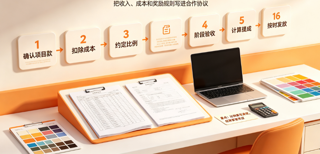 外包美工提成比例怎么算？