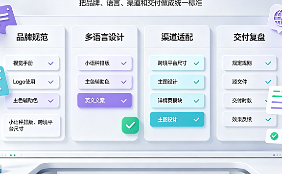 贸美工外包怎么做的好?跨境视觉管理与数据化验收指南