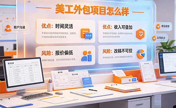美工外包项目怎么样？市场前景与盈利模式深度解析