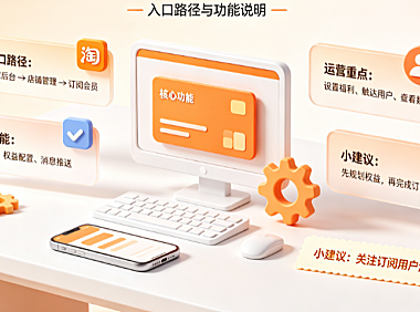 淘宝订阅商家后台入口在哪?有哪些功能?
