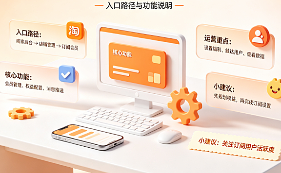 淘宝订阅商家后台入口在哪?有哪些功能?