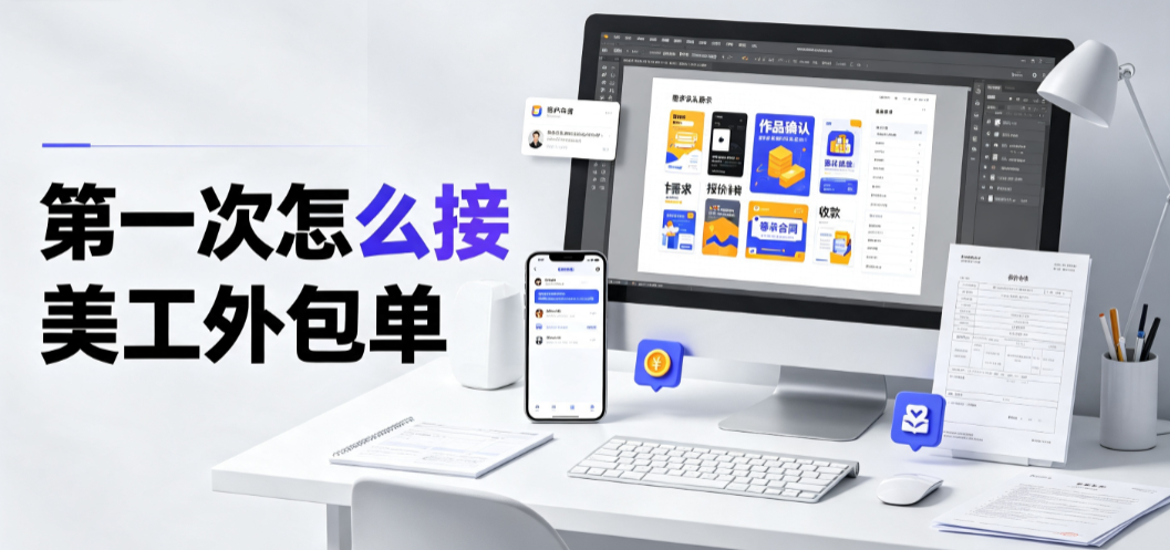 第一次怎么接美工外包单_新手破局指南与实操路径