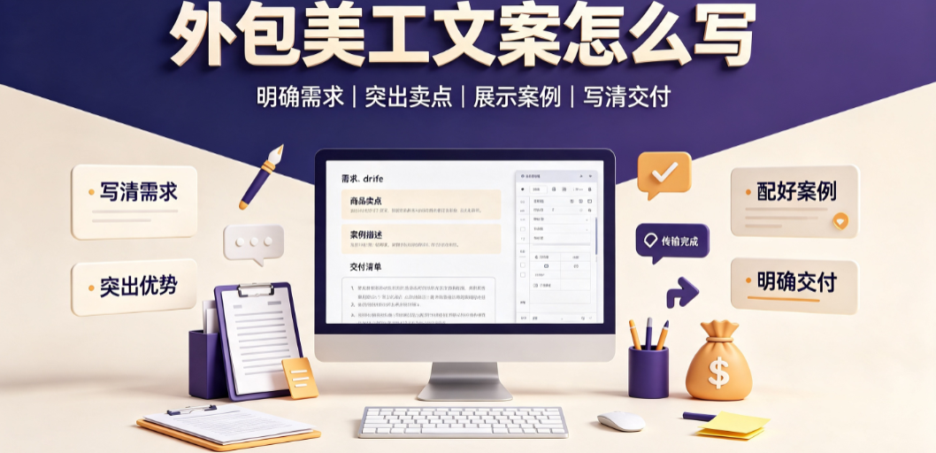 外包美工文案怎么写？电商高转化Brief撰写指南