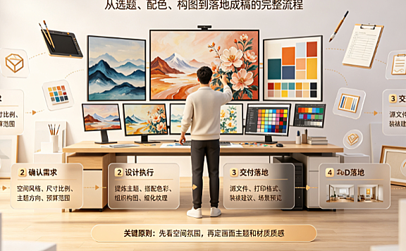 美工外包装饰画怎么画？全流程指南与商业交付规范