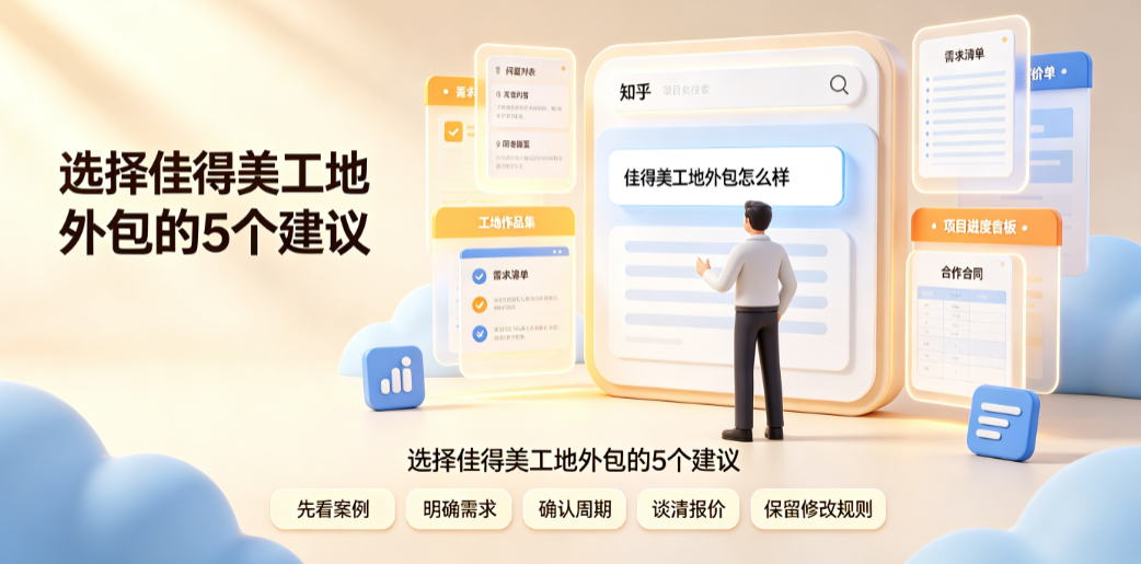 佳得美工地外包怎么样知乎？