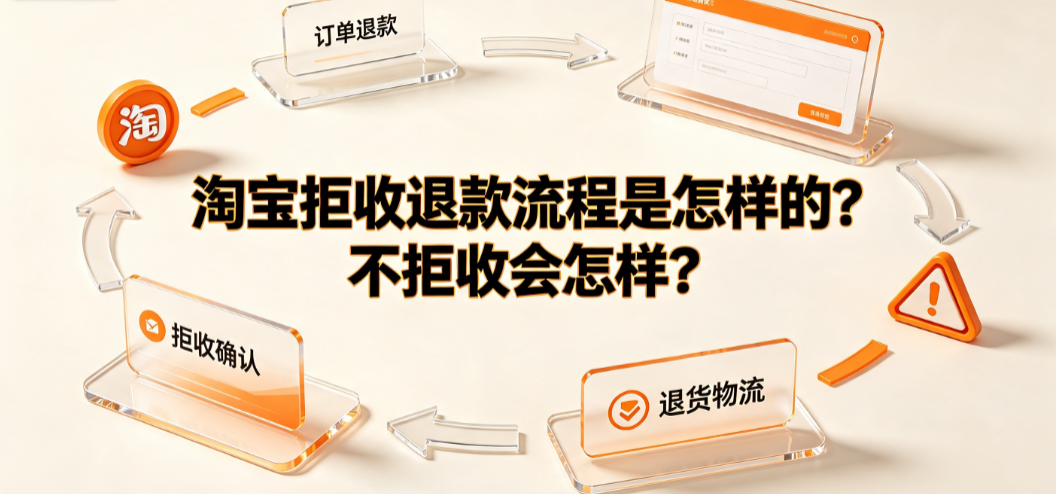 淘宝拒收退款流程是怎样的？不拒收会怎样？操作指南与运费规则
