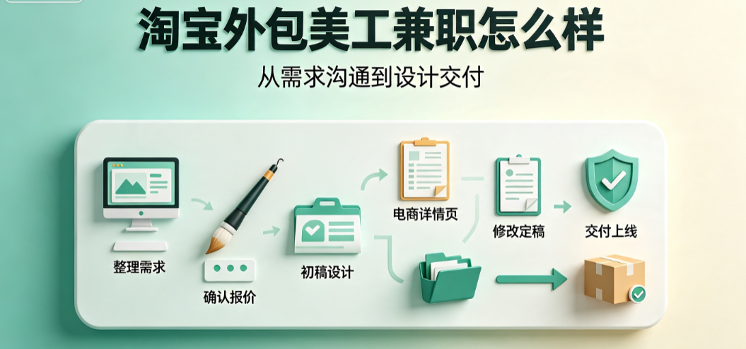 淘宝外包美工兼职怎么样_市场现状与高溢价接单指南
