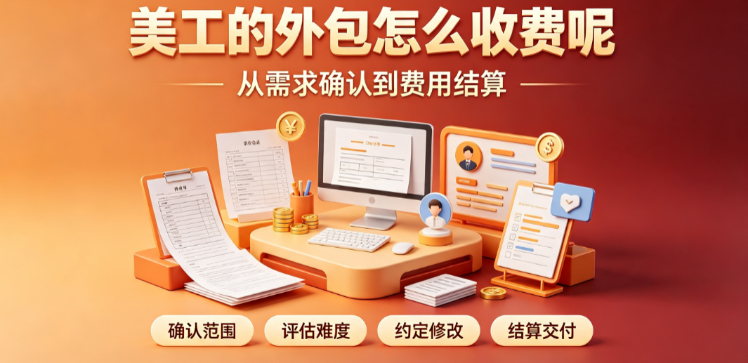 美工的外包怎么收费呢？核心计费逻辑与行业价格区间