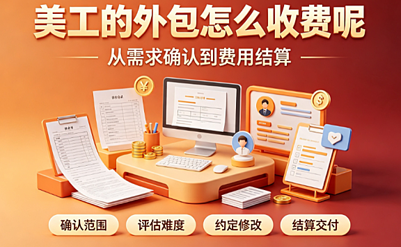 美工的外包怎么收费呢？核心计费逻辑与行业价格区间