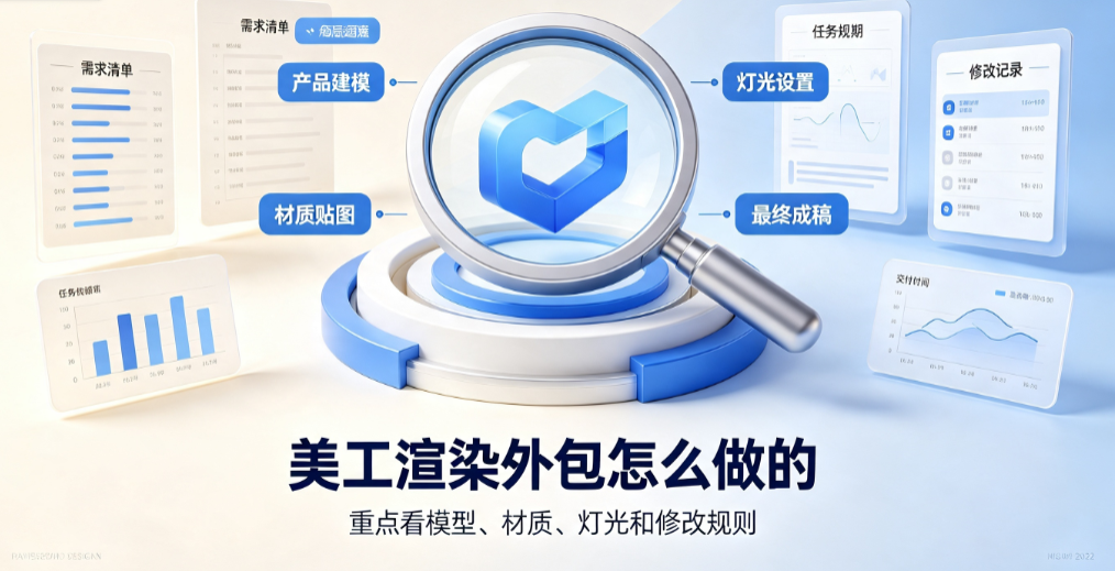 美工渲染外包怎么做的?