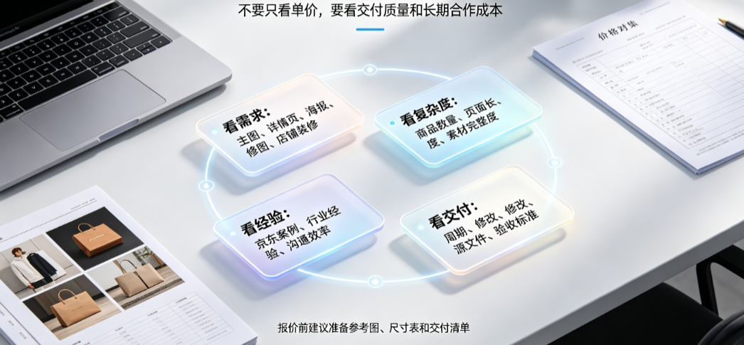 京东美工外包价格怎么样？
