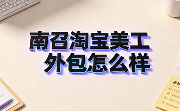 南召淘宝美工外包怎么样?县域电商视觉对接指南