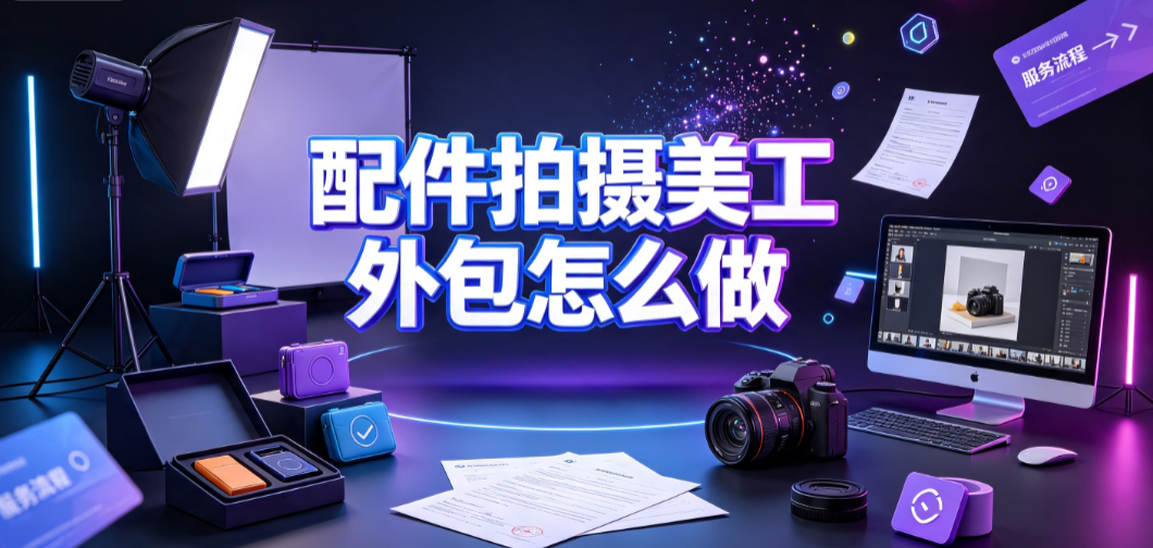 配件拍摄美工外包怎么做?从前期策划到交付验收的全流程指南