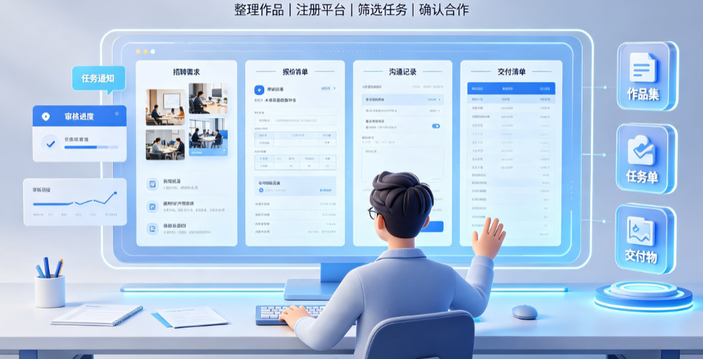 美工小白怎么找外包工作？