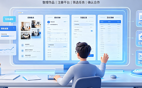 美工小白怎么找外包工作？