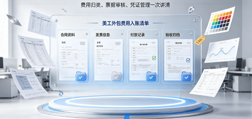 美工外包费用怎么做账？