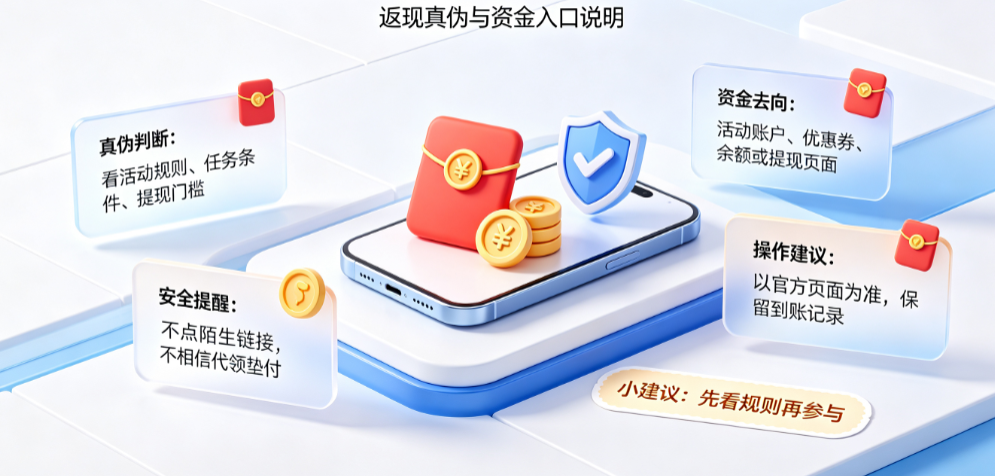 拼多多金额返现是真是假?返现的钱在哪里?