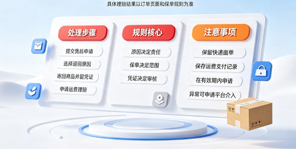 京东退换货运费险服务平台规则
