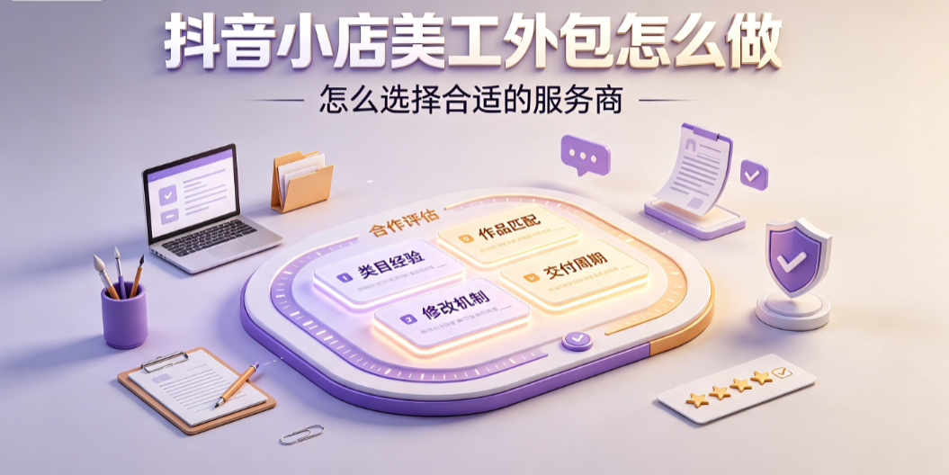 抖音小店美工外包怎么做_兴趣电商视觉运营指南