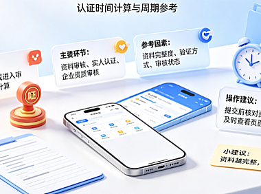 阿里巴巴认证的时间算在内的吗?时间多久?