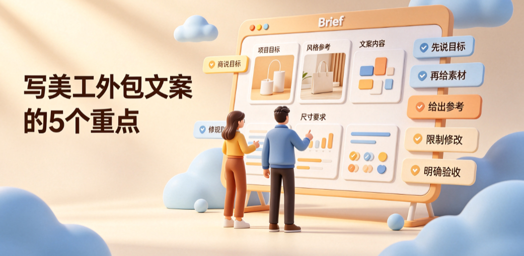 美工设计外包文案怎么写