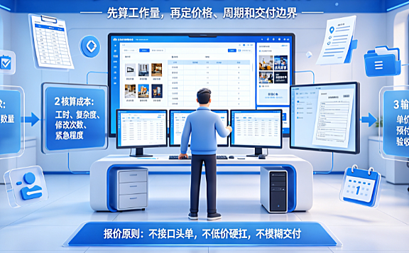 美工外包怎么报价？全流程指南与定价策略