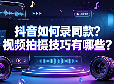 抖音如何录同款？视频拍摄技巧有哪些？创作者实操指南