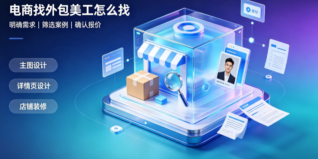 电商找外包美工怎么找的？
