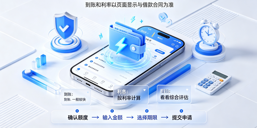 支付宝借呗怎么开通和提额？借钱多久到账？利息多少？