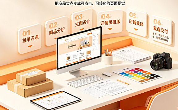 网店美工外包包怎么做的？标准化套餐设计与交付指南