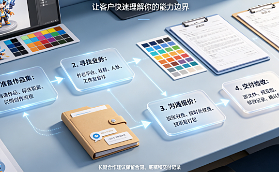 游戏美工怎么接外包业务？全流程指南与变现路径