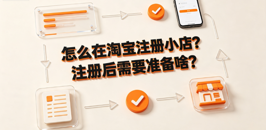 怎么在淘宝注册小店？注册后需要准备啥？完整开店指南