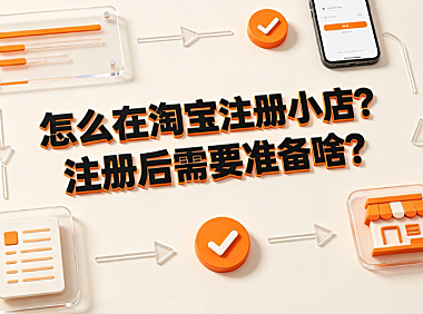 怎么在淘宝注册小店？注册后需要准备啥？完整开店指南